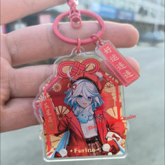 Anime Furina Acrylic Keychain Year Good Luck Amulet Gift 07FC0E-D4 - KOEEK