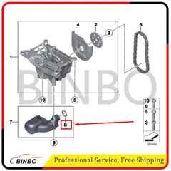 Engine Oil Pump Pickup Tube Gasket For BMW 11417805370 07FC0E-D4 - KOEEK