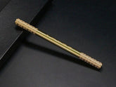 EDC Handmade Retro Solid Brass Golden Cudgel Style Ballpoint Pen Signature Pen 07FC0E-D4 - KOEEK