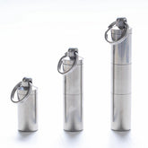 Titanium CNC Waterproof Container Storage Pill Case Medicine Bottle EDC Tool 07FC0E-D4 - KOEEK
