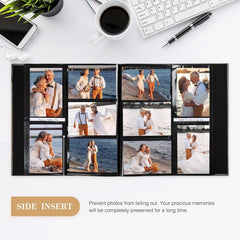 Linen Hardcover Photo Album 4x6 Inches 1000 Photos Large Capacity 07FC0E-D4 - KOEEK