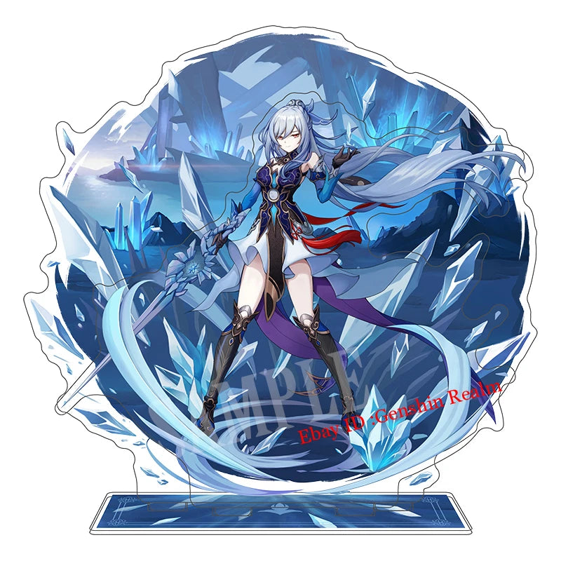 Anime Honkai: Star Rail Jingliu Acrylic Desktop Stand Figure Collection Decor 07FC0E-D4 - KOEEK