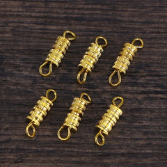 5 Bags Bracelet Clasp Connectors Barrel Screw Type Clasps for Necklace 07FC0E-D4 - KOEEK
