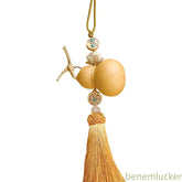 1Pc Chinese Retro Natural Calabash Pendant Five Emperors' Money Pendant Hangings 07FC0E-D4 - KOEEK