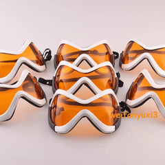 Game Overwatch Cosplay Tracer Goggles OW Lena Oxton EyeMask Prop Orange Glass 07FC0E-D4 - KOEEK