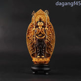 18.5cm Resin Thousand-Hand Guanyin Bodhisattva HandPainted Buddha Statue 07FC0E-D4 - KOEEK