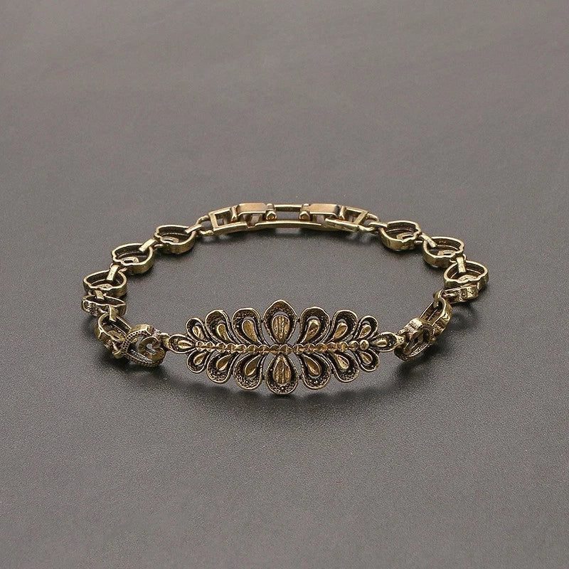 Copper Bracelet Fashion Accessories Vintage Street Hip Hop Jewelry Men Women 07FC0E-D4 - KOEEK