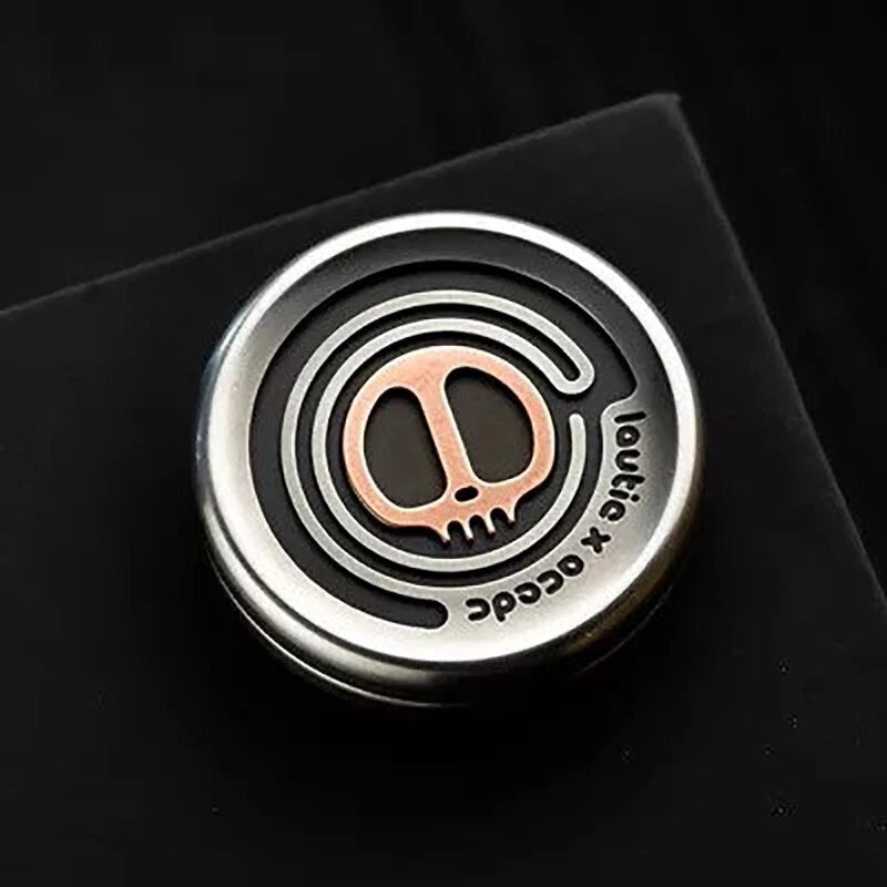 Lautie ACEDC Metal Devil Milk Cap Haptic Coin Shape Hand Push Slider Toy Gifts 07FC0E-D4 - KOEEK