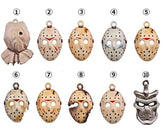 Friday the 13th Jason Voorhees Mask Keychain Set Of 10 1.75" Tomy Takara TOMY_TAKARA - KOEEK