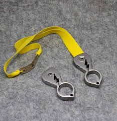 Frameless Safety Leisure Finger Ring Slingshot Stainless Steel Shooting Catapult 07FC0E-D4 - KOEEK
