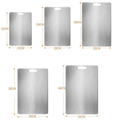 Titanium Double-Sided Cutting Boards Titanium Chopping Board For Kitchen Camping 07FC0E-D4 - KOEEK