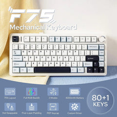 Mechanical Keyboard, 75% Wireless Hot Swap Gaming Keyboard 07FC0E-D4 - KOEEK