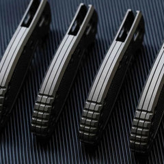 1 Pair Custom Made Titanium Alloy Handle Scales for Benchmade Griptilian 556 07FC0E-D4 - KOEEK