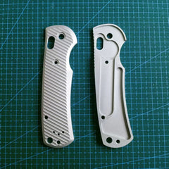 1 Pair Silver Aluminum Handle Scales for Benchmade Griptilian 550/551 Knives 07FC0E-D4 - KOEEK