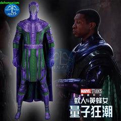 Ant-Man 3 Kang the Conqueror Men Costume Cosplay Bodysuit Cloak Outfit Halloween 07FC0E-D4 - KOEEK