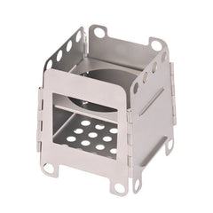 Portable Camping Titanium Stove Lightweight Folding Wood Burning Stove Camping 07FC0E-D4 - KOEEK