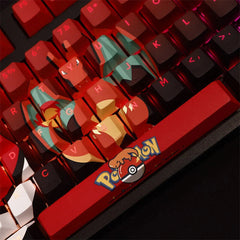 108 Keys Charmander Transparent PBT Mechanical Keyboard Keycaps Cherry MX High 07FC0E-D4 - KOEEK