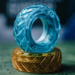 Tire EDC Fidget Ring Personalized Plastic Mechanical Ratchet Ring Fun Fidget Toy 07FC0E-D4 - KOEEK