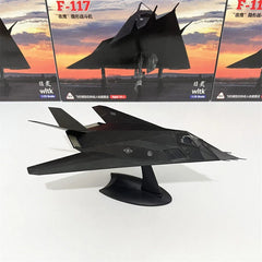 1/72 F117 Nighthawk Stealth Attack Aircraft Fighter Diecast Model Toy IN Box 07FC0E-D4 - KOEEK