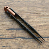 EDC Titanium + Red-copper CNC Tweezers Portable Antiskid Outdoor Camping Tool 07FC0E-D4 - KOEEK