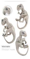 Velociraptor Dinosaur Embryo Model Unpainted Animal Plastic Figure Mini Statue 07FC0E-D4 - KOEEK