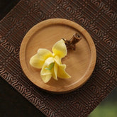 Ceramic Magnolia Stick Incense Holder Set Tea Room Desk Decor 07FC0E-D4 - KOEEK