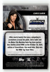 Chris Sabin 2026 Topps Stadium Club Chrome WWE Auto Red 16/50 [qn19 07FC0E-D4 - KOEEK