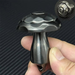 Mushroom EDC Fidget Spinner Stainless Steel Fidget Toys Art Desktop Spinning Top 07FC0E-D4 - KOEEK