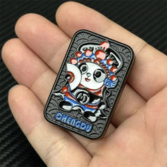 Drama Panda EDC Fidget Slider Zinc Alloy Push Haptic Slider ADHD Fidget Toys 07FC0E-D4 - KOEEK