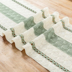 Sage Green Table Runner 72 Inches Long Boho Macrame Table Runner for Home Decor 07FC0E-D4 - KOEEK