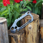 EDCgear Titanium Alloy Multi Tools Keychain Carabin Opener Crowbar Outdoor EDCGEAR - KOEEK
