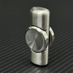 Stainless Steel Brushed Craft Fidget Spinner Fashion EDC Hand Spinner 07FC0E-D4 - KOEEK