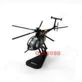 1/100 Scale US MD500 Little Bird Helicopter Assembled Metal + Plastic Model 07FC0E-D4 - KOEEK