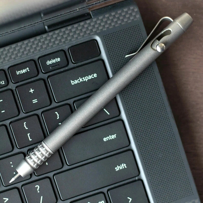 TC4 Titanium Portable Practical Pen Lightweight Pocket Ball Pen Drawing Pen EDC 07FC0E-D4 - KOEEK