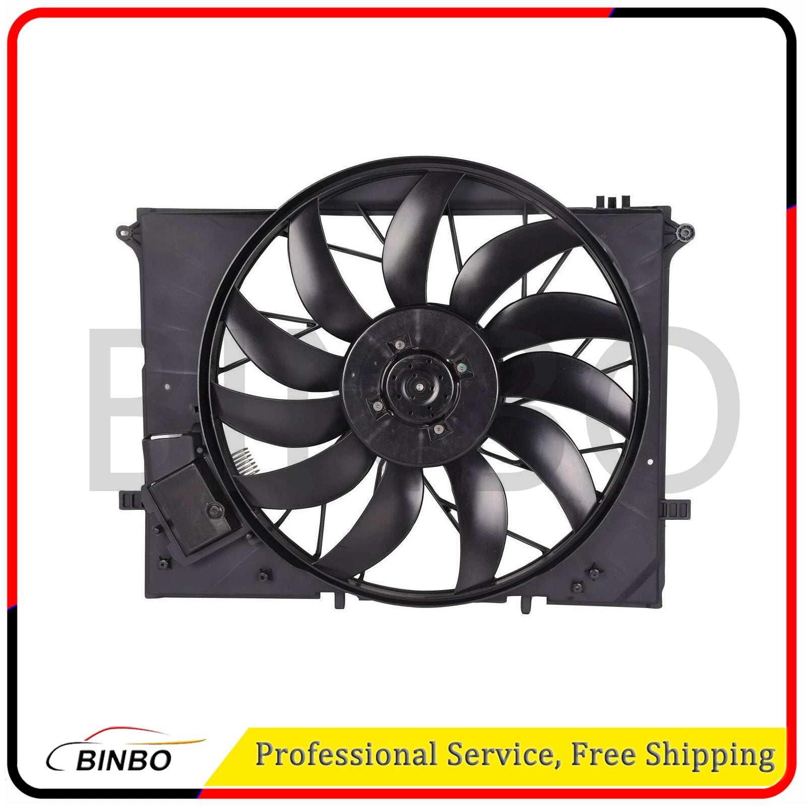 Brushless Motor Cooling Fan for Mercedes-Benz C215 W220 S500 S600 A2205000293 07FC0E-D4 - KOEEK
