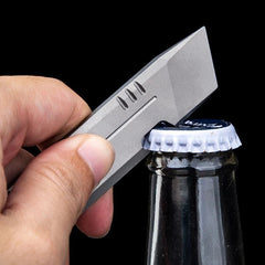 Titanium Alloy Pry Bar Crowbar Bottle Opener Portable Outdoor Multi Tools EDC 07FC0E-D4 - KOEEK