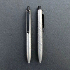 Damascus Steel EDC Pen - Tactical Writer w/ Glass Breaker & Unique Pattern. 07FC0E-D4 - KOEEK