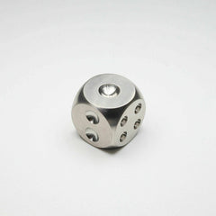 Solid TC4 Titanium Alloy Creative Dice EDC Toys KTV Entertainment Supplies Gifts 07FC0E-D4 - KOEEK