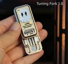 Ghost Fidget Slider Tuning Fork Slider Metal EDC Fidget ADHD Anti-anxiety Toys 07FC0E-D4 - KOEEK