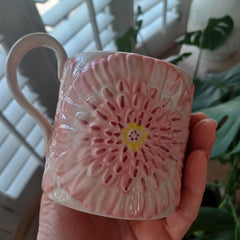 ANTHROPOLOGIE LILYPAD FLORAL MUG ANTHROPOLOGIE MUG ANTHROPOLOGIE CUP 💕BEAUTIFUL ANTHROPOLOGIE - KOEEK
