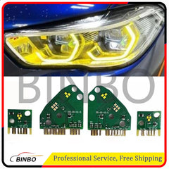 For BMW X5 X5M X6 X6M 2019-2022 CSL Yellow Daytime Running Light LED boards 07FC0E-D4 - KOEEK