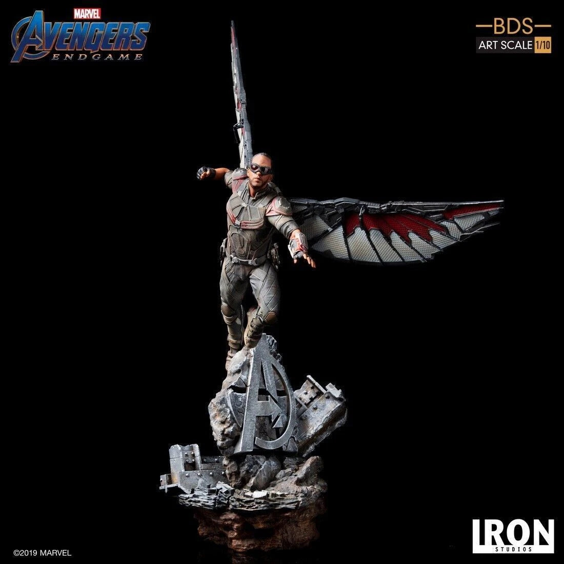 1/10 Iron Studios Marvel Avengers 4 Endgame Falcon BDS Art Scale Statue Gift IRON_STUDIOS - KOEEK