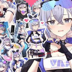 30 Pieces Honkai: Star Rail Cute Silver Wolf Figure Waterproof Stickers Decor 07FC0E-D4 - KOEEK