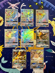 IN STOCK Pokemon China Eevee Gift 8Pcs Sylveon Espeon Umbreon Leafeon Glaceon GX 07FC0E-D4 - KOEEK
