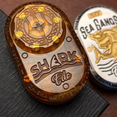 Zhi Shang Tan Bing Shark Mechanical Fidget Slider ADHD Metal EDC Fidget Toys 07FC0E-D4 - KOEEK
