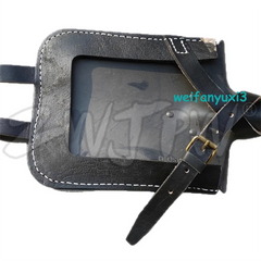 Replica WWII WW2 German Flat Shovel & Leather Holder Case Carrier Set Prop 07FC0E-D4 - KOEEK