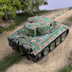 WWII German Tiger I Heavy Tank Finished 3D Printed World of Tanks Minor Flaw 07FC0E-D4 - KOEEK