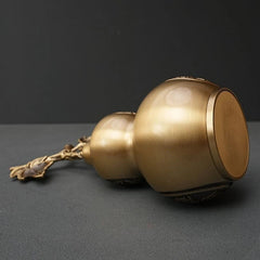 Brass Bagua Gourd Figurine Hollow With Lid Feng Shui Bedroom Home Desk Decor 07FC0E-D4 - KOEEK