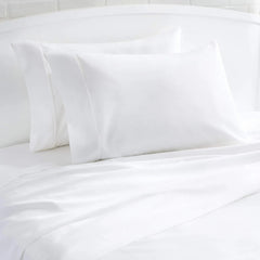 400 Thread Count Cotton Pillow Case, Standard, 30" L x 20" W, White - Set of 2 07FC0E-D4 - KOEEK