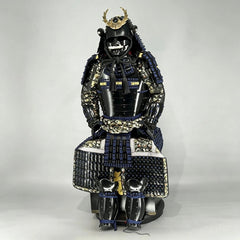 Japanese Black Samurai Armor Tōsei Gusoku Ornament Display Decoration Art Piece 07FC0E-D4 - KOEEK